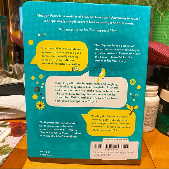 The Happiest Mom Book by Megan Francis & Parenting Magazine. Great Gift Idea! - Picture 2 of 10